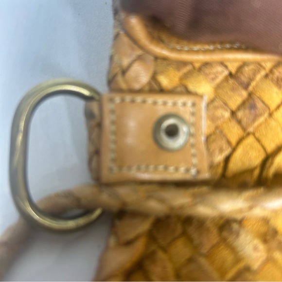 Motif56 Genuine Leather Fringe Boho Bag – Tan Cognac, Made in Morocco - Picture 8 of 14